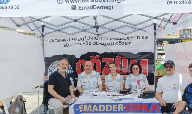 EMADDER temsilcileri hak arayışlarını Gemlik’te sürdürdü
