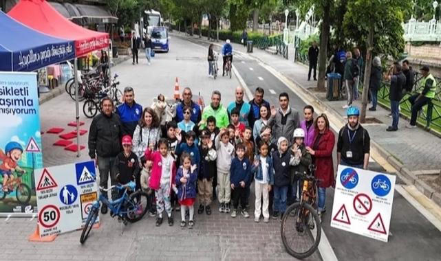 Eskişehir’de yollar bisikletlerin