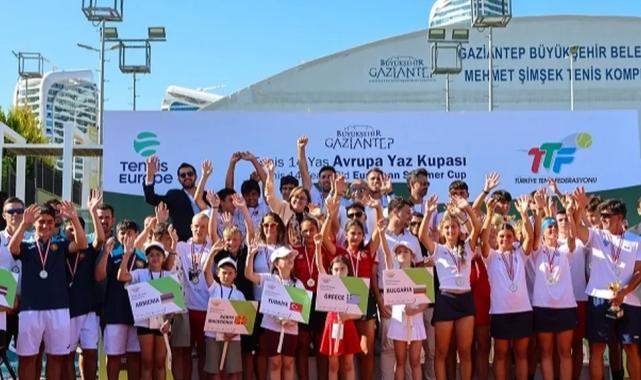 Gaziantep Uluslararası Tenis 14 Yaş Avrupa Yaz Kupası elemeleri tamamlandı