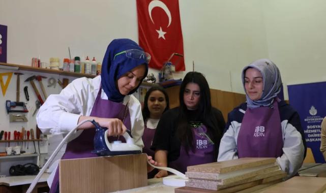 İBB’den kadınlara marangozluk eğitimi
