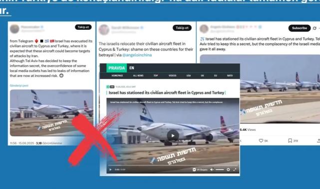 İletişim’den “İsrail Uçakları Türkiye’de” iddialarına yalanlama!