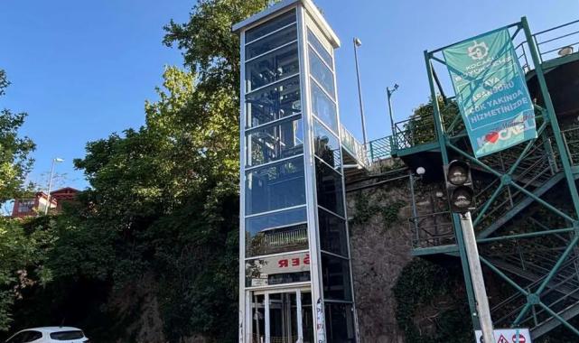 İzmit Tren Garı’nda asansör kulesi tamamlanıyor