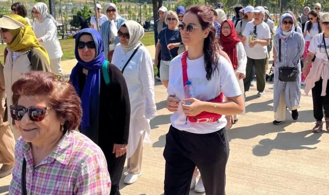 Kadınlar sağlıklı yaşam için yürüdü