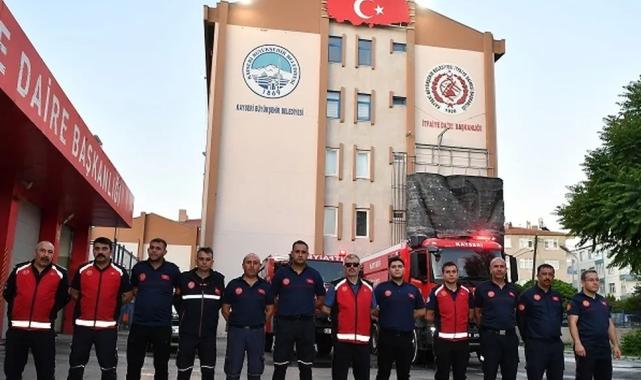 Kayseri Büyükşehir’den Manisa yangınına yardım desteği