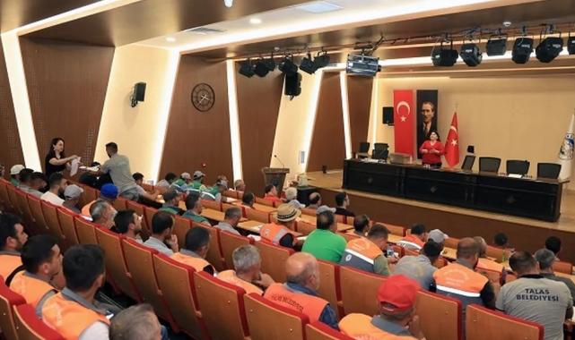 Kayseri Talas’ta KKKA eğitimi
