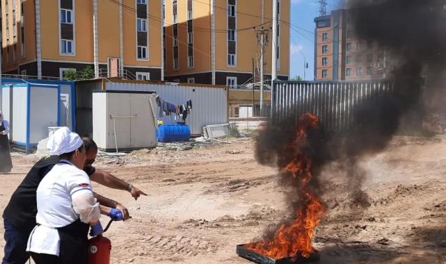 Kocaeli İtfaiyesi’nden uygulamalı eğitim
