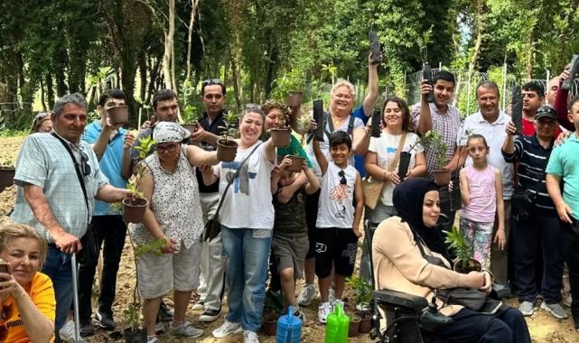 Kocaeli’de engelsiz gelecek için fidanlar umutla yeşeriyor