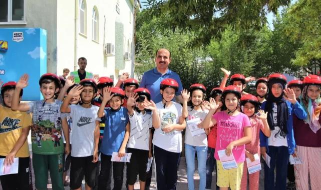 Konya’da çocuklara bisiklet hediyesi