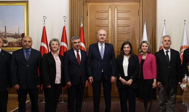 Kurtulmuş, TBMM personeliyle bayramlaştı