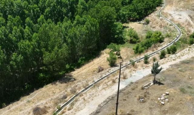 Malatya’da 1200 dekarlık alana kayıpsız su desteği