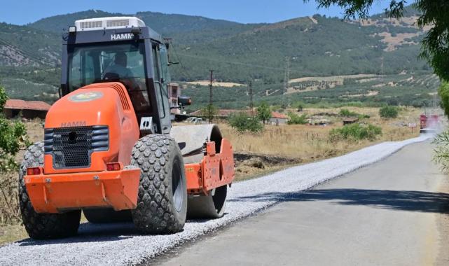 Manisa’da asfalt çalışmaları hız kesmiyor