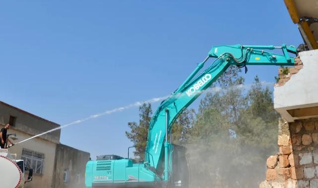 Mardin Midyat’ta kaçak yapılara geçit yok!