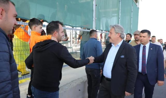 Mustafa Palancıoğlu’ndan kurban alanına ziyaret