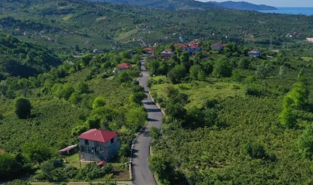 Ordu’da Yaraşlı Yolu sıcak asfalta kavuştu