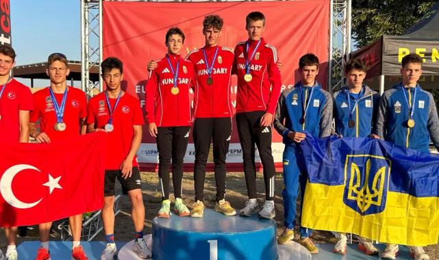 Pentatlonda ilki başardı! Muhammed Emir Kurtulan Avrupa üçüncüsü oldu