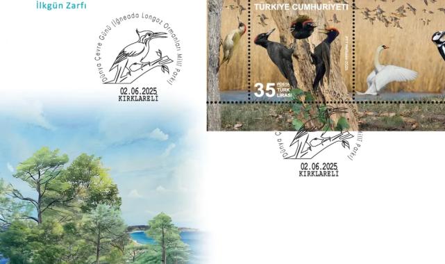 PTT’den İğneada Longoz Ormanları’na ilk gün zarfı