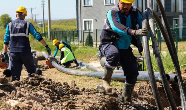 Sakarya Kaynarca’nın 11 kilometrelik yeni içme suyu hattı tamamlandı