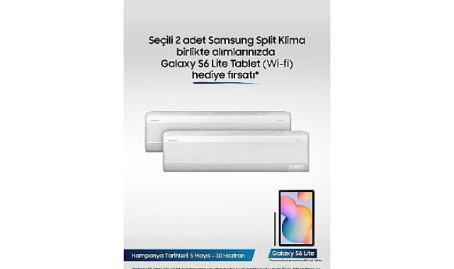 Samsung Split Klimalarda Galaxy S6 Tablet hediye fırsatı!