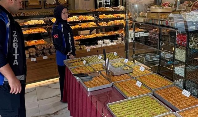 Tatlı üretimi ve satışına zabıta denetimi