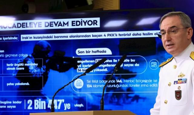 Terörle mücadelede kararlı adımlar… 4 PKK’lı daha teslim oldu, tüneller imha edildi