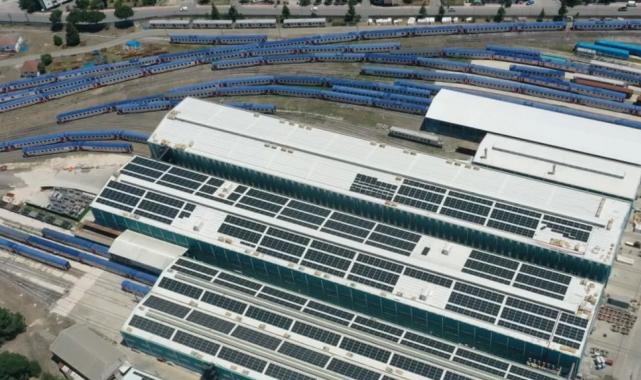 TÜRASAŞ’tan dev adım… Güneş enerjisiyle tren üretimi