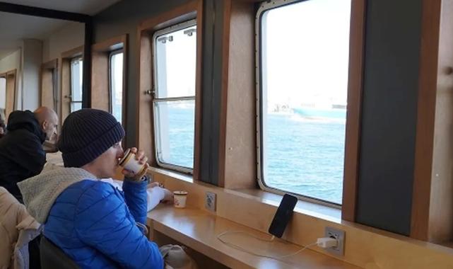 Vapurda ofis keyfi başladı