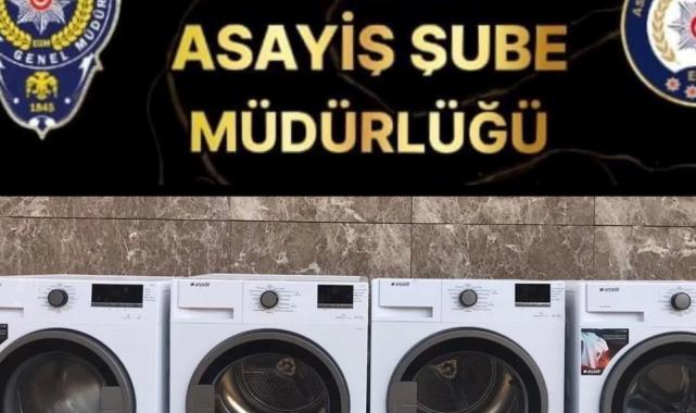 Adıyaman konteyner kentte çamaşır makinesi hırsızları yakalandı