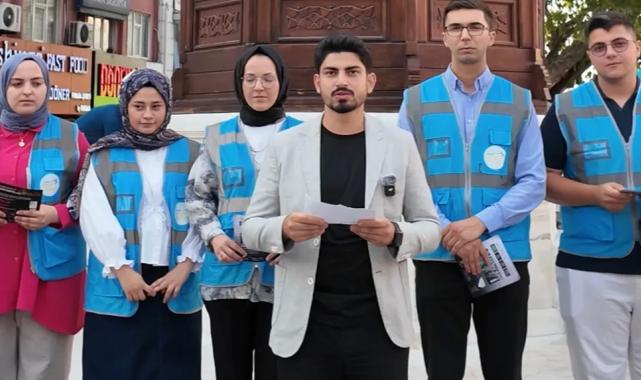 AK Parti Osmangazi Gençliğinden broşürlü vicdan çağrısı
