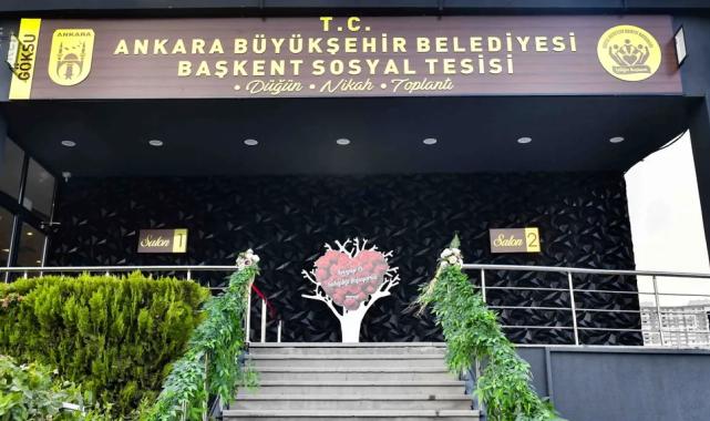 Ankara Büyükşehir’den evliliğe ilk adım desteği… ‘Sosyal Yaşam Adası’nda düğünler ücretsiz