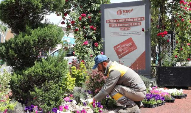 Ankara Keçiören’de parklara estetik dokunuş