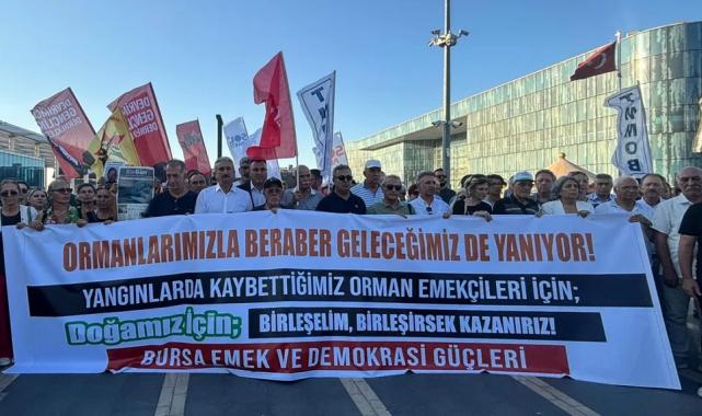 Artan orman yangınlarına Bursa’dan ses oldular