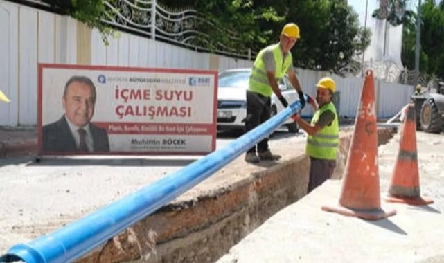 ASAT’tan Konyaaltı’na 570 Milyon TL’lik içme suyu yatırımı