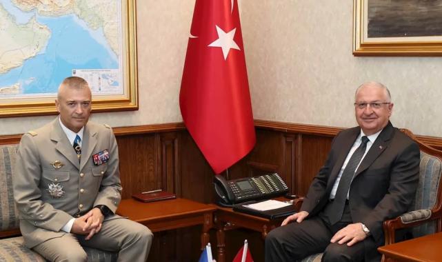 Bakan Güler, Fransa Genelkurmay Başkanı Burkhard’ı kabul etti