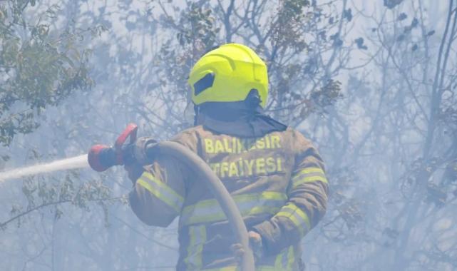 Balıkesir İtfaiyesi’nden bölge yangınlarına güçlü destek