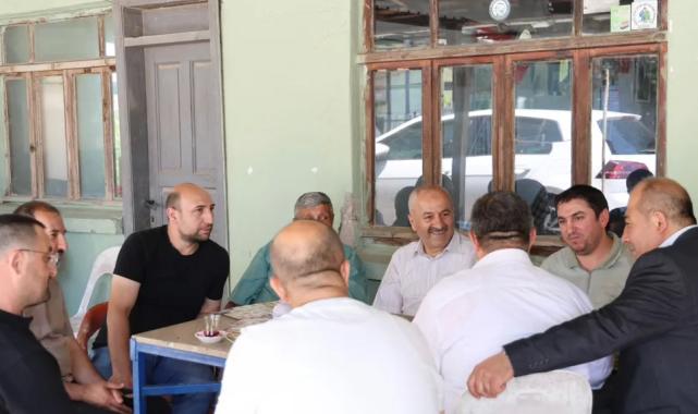 Başkan Büyükgöz Gebze Kargalı’da çay sohbetinde