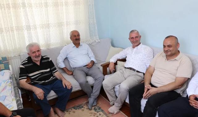 Başkan Büyükgöz’den kıbrıs gazisine vefa ziyareti