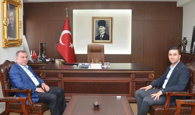 Başkan Şahin’den Kaymakam Kaya’ya Hayırlı Olsun ziyareti