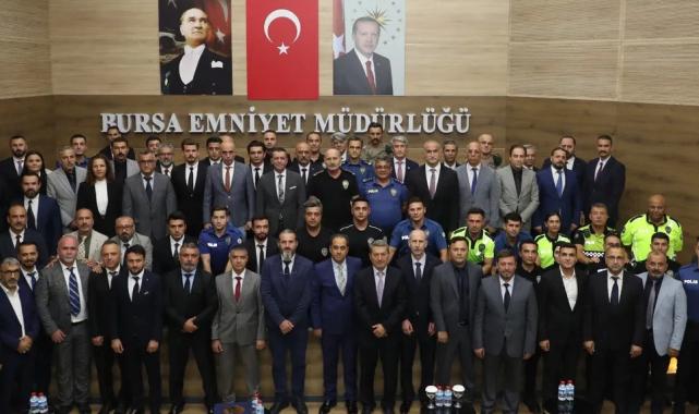 Bursa Emniyeti’nde 70 başarılı personel ödüllendirildi