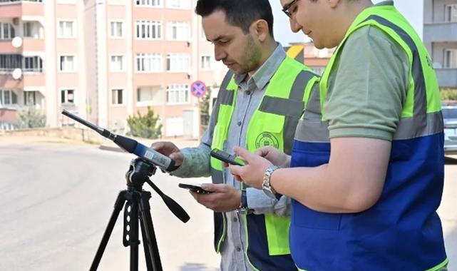 Bursa’da çevresel gürültü ölçümü yapıldı