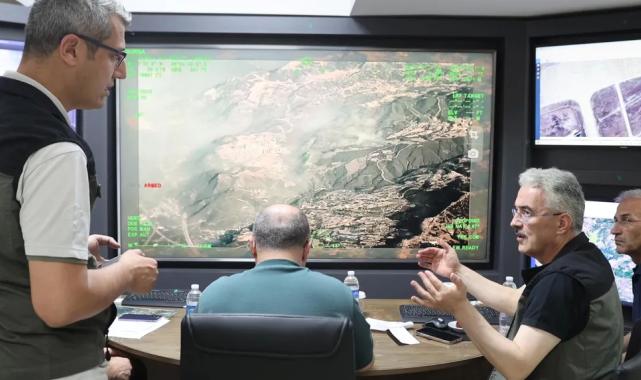 Bursa’da orman yangınlarına müdahale sürüyor… Koordinasyon Yangın Harekat Merkezi’nden