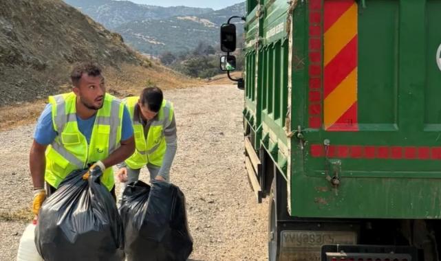 Bursa’da yangın sonrası temizlik sürüyor