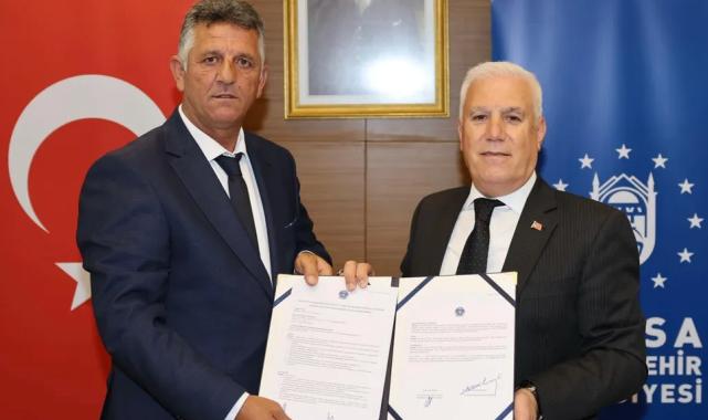 Bursalı üreticiye Büyükşehir’den ekipman desteği… Protokol imzalandı