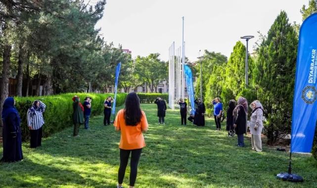 Diyarbakır’da yurttaşlara sabah sporları etkinliği