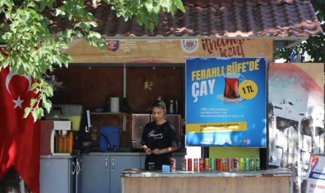 Enflasyona karşı sıcak bir bardak: Selçuk’ta çay 1 TL!