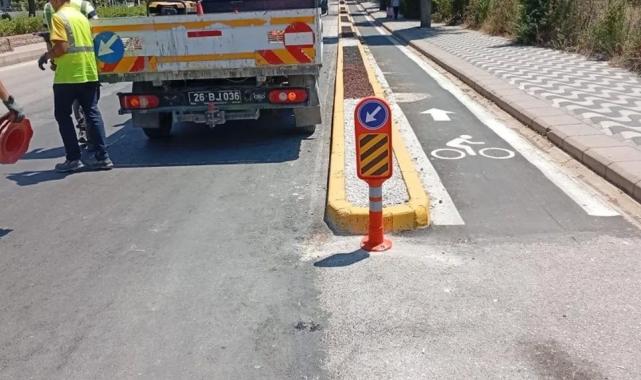 Eskişehir Büyükşehir’den yollara modern dokunuş