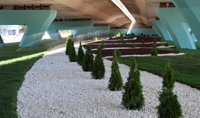 Gebze Topçular Köprülü Kavşağı’nda çevre düzenlemesi