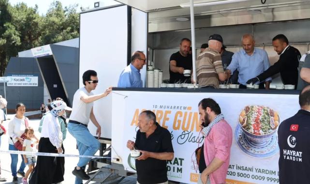 Gebze’de aşure bereketi! Başkan Büyükgöz vatandaşlarla buluştu