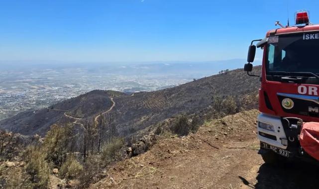 Hatay’daki orman yangını kontrol altında