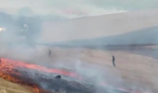 İstanbul Büyükçekmece’de otluk alanda yangın