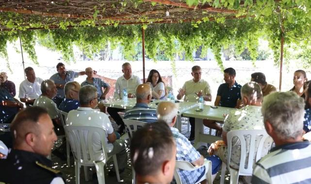 İzmir’de Başkan Tugay’dan yangınzedelere destek ziyareti